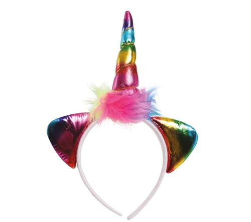 Cerchietto da Unicorno Multicolore bambina - immagine 3