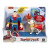 Dc Comics DC League of Super-Pets Superman & Krypto, Giocattolo per Bambini 3+ Anni, HGL02 + 2 Buoni Cinema DC League of Super-Pets - immagine 7