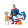 Dc Comics DC League of Super-Pets Superman & Krypto, Giocattolo per Bambini 3+ Anni, HGL02 + 2 Buoni Cinema DC League of Super-Pets - immagine 8