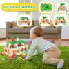 Giochi Montessori 2 in 1, Giochi Bambini Montessori 2 Anni, Giochi Educativi 3 4 5 Anni, Giochi Magnetici in Legno Giochi Pesca e Puzzle per Bambini 2 3 4 Anni Regali di Compleanno/Natale/Pasqua - immagine 3