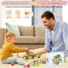Giochi Montessori 2 in 1, Giochi Bambini Montessori 2 Anni, Giochi Educativi 3 4 5 Anni, Giochi Magnetici in Legno Giochi Pesca e Puzzle per Bambini 2 3 4 Anni Regali di Compleanno/Natale/Pasqua - immagine 6