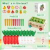 Giochi Montessori 2 in 1, Giochi Bambini Montessori 2 Anni, Giochi Educativi 3 4 5 Anni, Giochi Magnetici in Legno Giochi Pesca e Puzzle per Bambini 2 3 4 Anni Regali di Compleanno/Natale/Pasqua - immagine 7