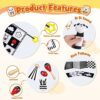 HappyKidsClub Giochi Neonato 0-12 Mesi, Accessori Utili Bianco e Nero, Libro Sensoriale, Regalo Bambino Montessori, Maschio, Sonaglio - immagine 6