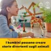 LEGO Creator 3 in 1 Animali del Safari, Giocattolo Trasformabile da Giraffa e Fenicottero in 2 Gazzelle o in Leone e Farfalla, Giochi per Bambini e Bambine da 9 Anni in su, Idea Regalo Creativa 31150 - immagine 3