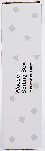 Landifor Giochi Bambini Montessori Cubo Incastri con Forme Geometriche Giochi Legno Bambini 1 2 3 Anni -Gioco di Ordinamento con 25 Pezzi Colorati -per Regalo Giocattolo Compleanno - immagine 11