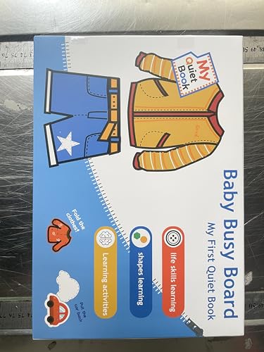 Libro Giocattolo in Tessuto per Bambini 6 Mesi, Libro Sensoriale Interattivo Morbido al Tatto, Giocattolo Didattico Colorato, Libro Silenzioso per Bambini 0 3 9 12 Mesi, Regalo Bimba Bimbo 1 Anno - immagine 8