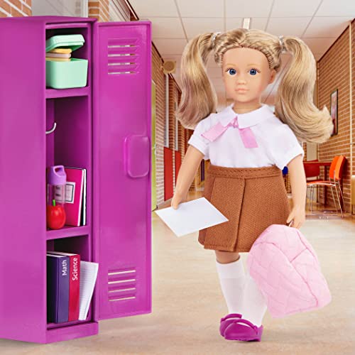 Lori LO31204Z - Armadietto e Accessori per la Scuola delle Bambole, da 6 Pollici, Alina, Multicolore - immagine 6