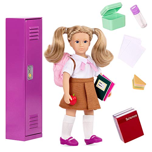 Lori LO31204Z - Armadietto e Accessori per la Scuola delle Bambole, da 6 Pollici, Alina, Multicolore - immagine 2