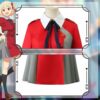 Lycoris Recoil Cosplay Costume Outfit Nishikigi Chisato Japanese School Uniform - immagine 7