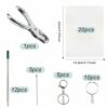 MXTIMWAN 53 Pezzi Kit di Fogli di Plastica Termoretraibile, Include 20 Shrink Plastic, Accessori Portachiavi, Matite, Pugno a Mano, Kit di Plastica Termoretraibile per Fai-da-Te Artigianato - immagine 3