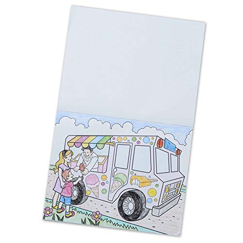 Melissa & Doug - Blocco da colorare per bambini, 50 pagine, fogli grandi 27,94 x 35,56 cm, cavalli, cuori, fiori e altro - immagine 4
