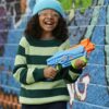 Nerf Elite Jr Ultimate Starter Set, 2 Easy Play Toy Foam Blasters, 15 Nerf Elite Darts, 2 Targets, Kids Outdoor Games (F6369) - immagine 13