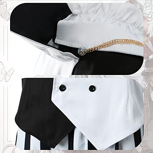 OSIAS Nikolai Gogol Set di costumi in bianco e nero - Replica di qualità superiore con taglie precise - immagine 8