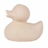 Oli & Carol - Giocattolo da bagno e dentizione in gomma naturale, Elvis le anatra da bagno, nudo, 8 cm - immagine 3