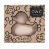 Oli & Carol - Giocattolo da bagno e dentizione in gomma naturale, Elvis le anatra da bagno, nudo, 8 cm - immagine 5