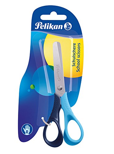 Pelikan Forbici, 13 cm, per Destri, Lame Acciaio Inossidabile, Ottimi per Scuola, Colori Assortiti - immagine 3