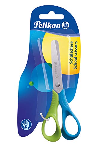 Pelikan Forbici, 13 cm, per Destri, Lame Acciaio Inossidabile, Ottimi per Scuola, Colori Assortiti - immagine 4