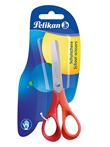 Pelikan Forbici, 13 cm, per Destri, Lame Acciaio Inossidabile, Ottimi per Scuola, Colori Assortiti - immagine 5