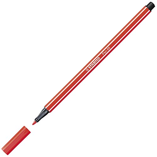 Pennarello Premium - STABILO Pen 68 - Astuccio da 30 (24 base + 6 Neon) - Colori assortiti - immagine 4