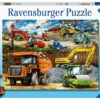 Ravensburger Puzzle da 100 pezzi con veicoli da costruzione, con pezzi extra grandi, per bambini dai 6 anni in su - immagine 3