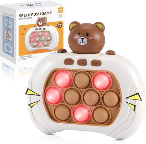 Giocattolo Elettronico Pop-it Push per Bambini Console di Gioco Sensoriale