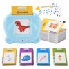 Schede Flash Card Parlanti, Carte Flash Inglese Regalo con 112 Fogli 224 Parole, Giocattoli di Apprendimento Educativi per Bambini da Ascoltare e Imparare in Età Prescolare 1-6 Anni
