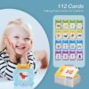 Schede Flash Card Parlanti, Carte Flash Inglese Regalo con 112 Fogli 224 Parole, Giocattoli di Apprendimento Educativi per Bambini da Ascoltare e Imparare in Età Prescolare 1-6 Anni - immagine 8