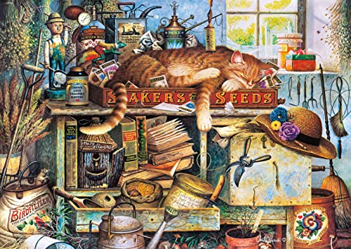 Schmidt Spiele 59992 Remington il giardiniere, puzzle da 1000 pezzi, Multicolore, one Size - immagine 5
