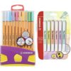 Stabilo – ColorParade astuccio con 20 pennarelli a punta – Colori assortiti di cui 10 tonalità pastello