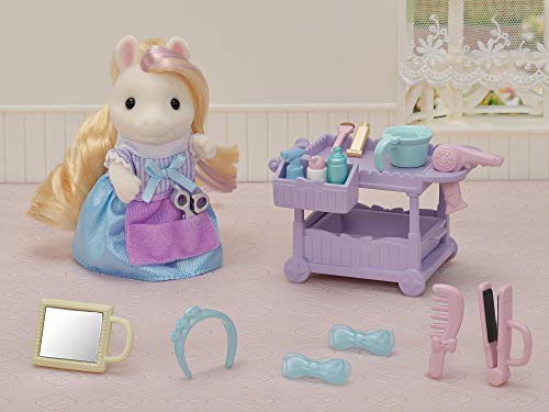 Sylvanian Families 5644 Pony's Hair Stylist Set - Dollhouse Playsets,Multicolor - immagine 5