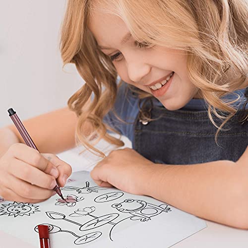 THE TWIDDLERS Kit di Borse da Colorare per Bambini - 10 Borsette da Colorare e 10 Pennarelli - immagine 3