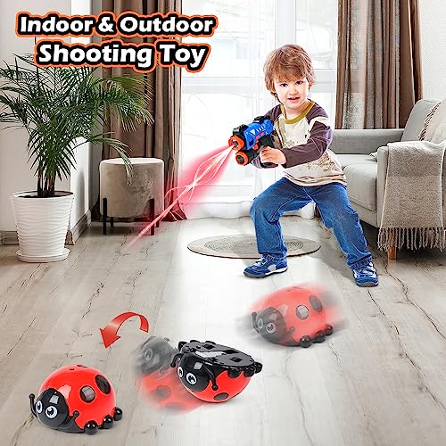 VATOS 4 IN 1 Laser Tag Guns Set, Mini Laser Guns a infrarossi per bambini con Drone Volante e Coccinella, Multiplayer LaserTag Indoor Outdoor Game per Ragazzi Ragazze Adulti - immagine 6