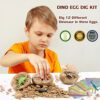 VATOS Kit di Scavo di Uova di Dinosauro 12 Pezzi, Scopri 12 Diversi Dinosauri, Giocattolo Festa di Pasqua STEM Giocattoli Educativi di Apprendimento per 6,7,8,9 Anni Ragazzi Ragazze Bambini Regalo - immagine 3