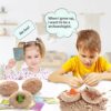 VATOS Kit di Scavo di Uova di Dinosauro 12 Pezzi, Scopri 12 Diversi Dinosauri, Giocattolo Festa di Pasqua STEM Giocattoli Educativi di Apprendimento per 6,7,8,9 Anni Ragazzi Ragazze Bambini Regalo - immagine 9