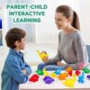 Venditer Giochi Montessori 2 3 4 5 Anni, Dinosauro Giocattolo per Bambini Giochi Educativi, Giocattoli Dinosauri, Il Colore e la classificazione, Giocattoli Educativi Regalo Compleanno per Bambini - immagine 6