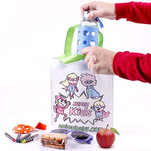 aeioubaby.com Borsette da Colorare | Bustine singole con 5 Colori a Cera e un Palloncino | Regalo per bambini per le feste e i compleanni - immagine 6