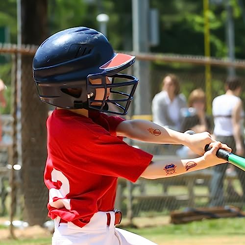 30pz Tatuaggi Temporanei di Baseball, Adesivi per Tatuaggi Sportivi Carini Tatuaggi Sportivi Temporanei per la Decorazione di Compleanno Ragazze Ragazzi Bambini Aula Premi Scolastici Premi - immagine 6