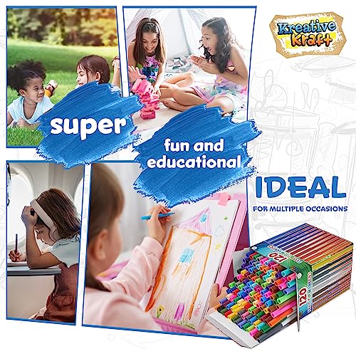 Colori per Bambini - Pennarelli Punta Grossa Box con 120 Colori a Spirito Set Pennarelli di Colori Lavabili Assortiti per Disegnare e Colorare - dai 3 Anni - immagine 6
