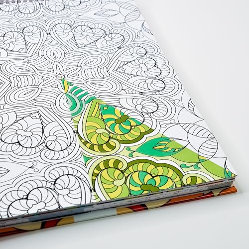 Kit Mandala Esplora il significato dei colori con oltre 150 mandala da colorare e 24 pennarelli a doppia punta relax - immagine 8