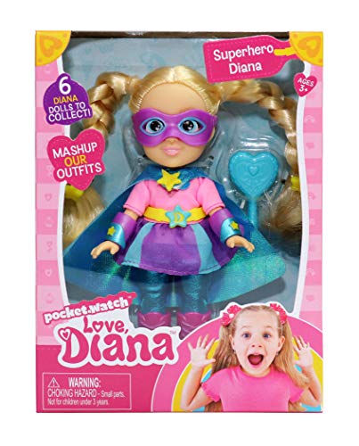 Love, Diana 918970.005 - Bambola Asst-Supereroe, 15 cm, colori assortiti - immagine 3