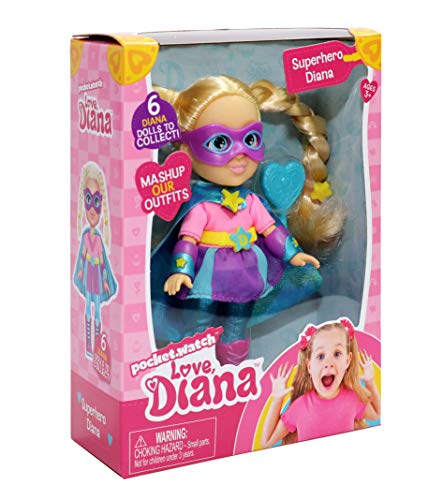 Love, Diana 918970.005 - Bambola Asst-Supereroe, 15 cm, colori assortiti - immagine 5
