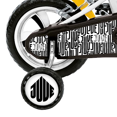 Mondo Toys - Bici Mod. F.C JUVENTUS per bambino / bambina - rotelle e freno anteriore / posteriore - colore bianco / nero - immagine 4