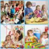 Uova Maracas 24 pezzi, 6 colori, per uovo musicale, per bambini, intrumento musicale, per attività genitore-figlio, per l'asilo, regalo per festa di Pasqua - immagine 8