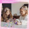 ZZQVIP Kit Accessori Capelli Bambina per La Creazione di Cerchietti per Capelli, DIY Lavoretti Creativi Regalo & Giochi Bambina 5 6 7 8 9 10 11 12 Anni Femmina（Unicorno & Sirene） - immagine 4