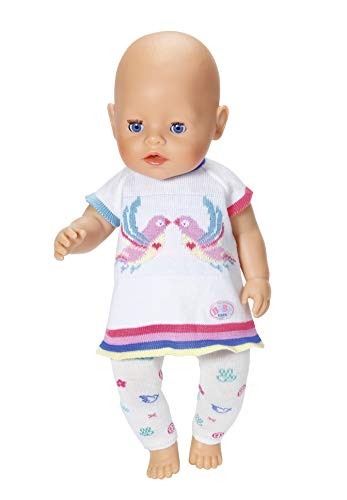 BABY born Strickkleidset 43cm Babyborn Trend-Set di Vestiti a Maglia, 43 cm, Colore Rosa, Bianco, 826966 - immagine 3