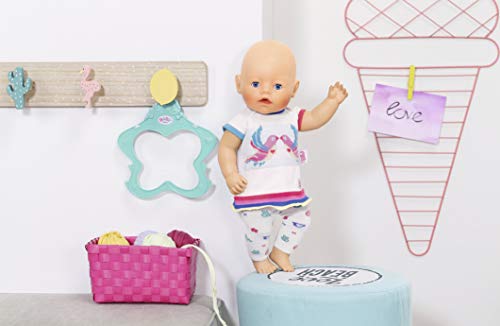 BABY born Strickkleidset 43cm Babyborn Trend-Set di Vestiti a Maglia, 43 cm, Colore Rosa, Bianco, 826966 - immagine 7