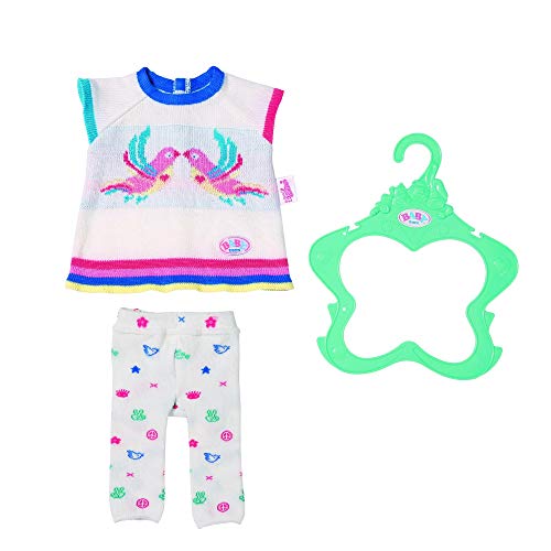 BABY born Strickkleidset 43cm Babyborn Trend-Set di Vestiti a Maglia, 43 cm, Colore Rosa, Bianco, 826966 - immagine 8