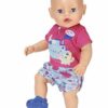 Baby Born Pigiama da Bagno con Scarpe 43 cm - per Bambini Dai 2 Anni in Su - Facile per Mani Piccole - Include Completino, Scarpe & Gruccia - immagine 3