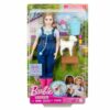 Barbie Carriere Veterinaria 65° Anniversario, Set con Bambola bionda e agnellino con Le Orecchie Che Si muovono, 10 Accessori a Tema Inclusi, Giocattolo per Bambini, 3+ Anni, HRG42 - immagine 7