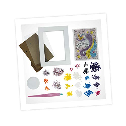 Buki France- Be Teens Glitters-Unicorno Gioco Pittura Diamanti, Colore, DP002 - immagine 4